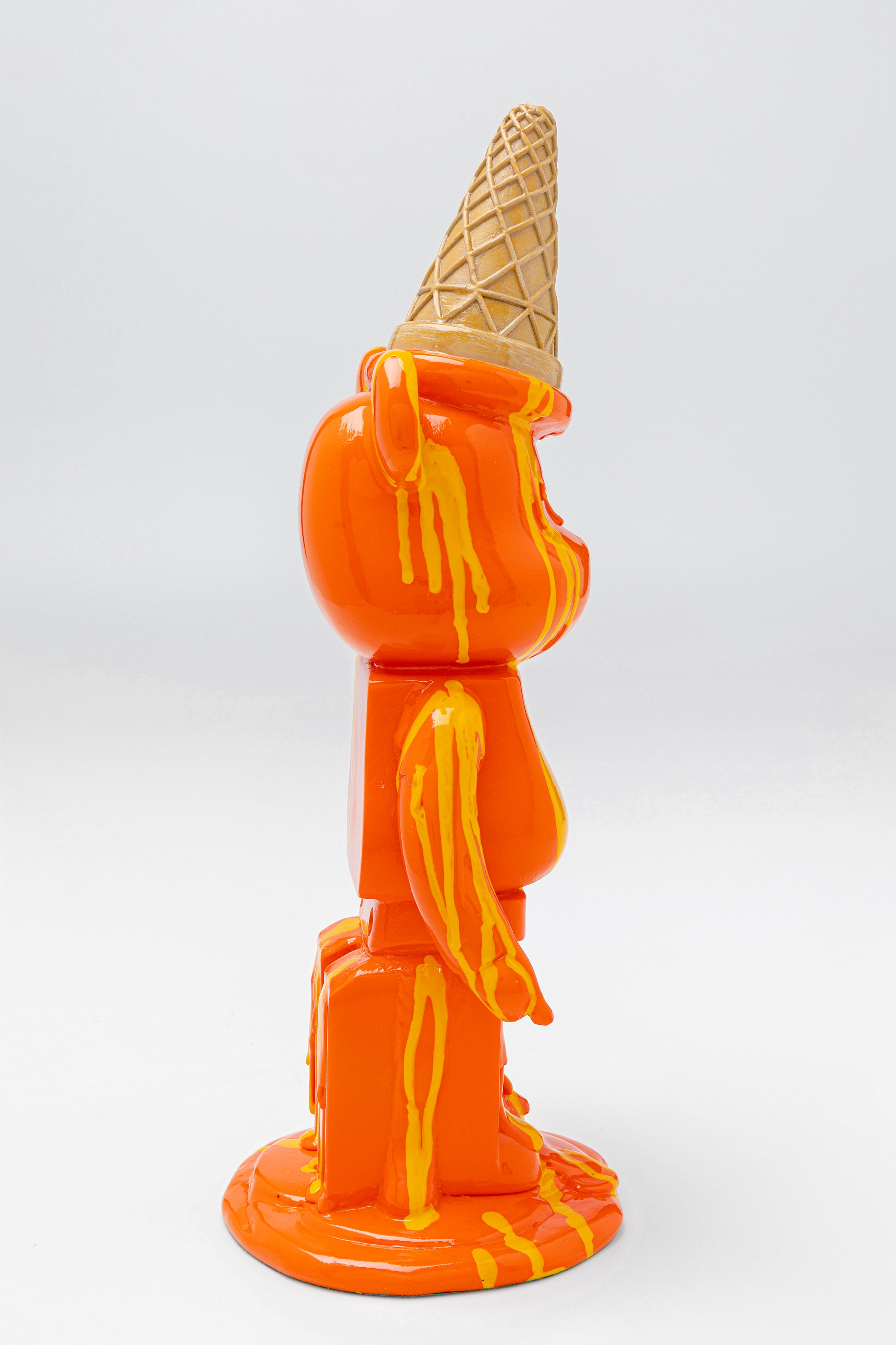 Kare - Deco Figurine Gelato Bear Orange 40cm