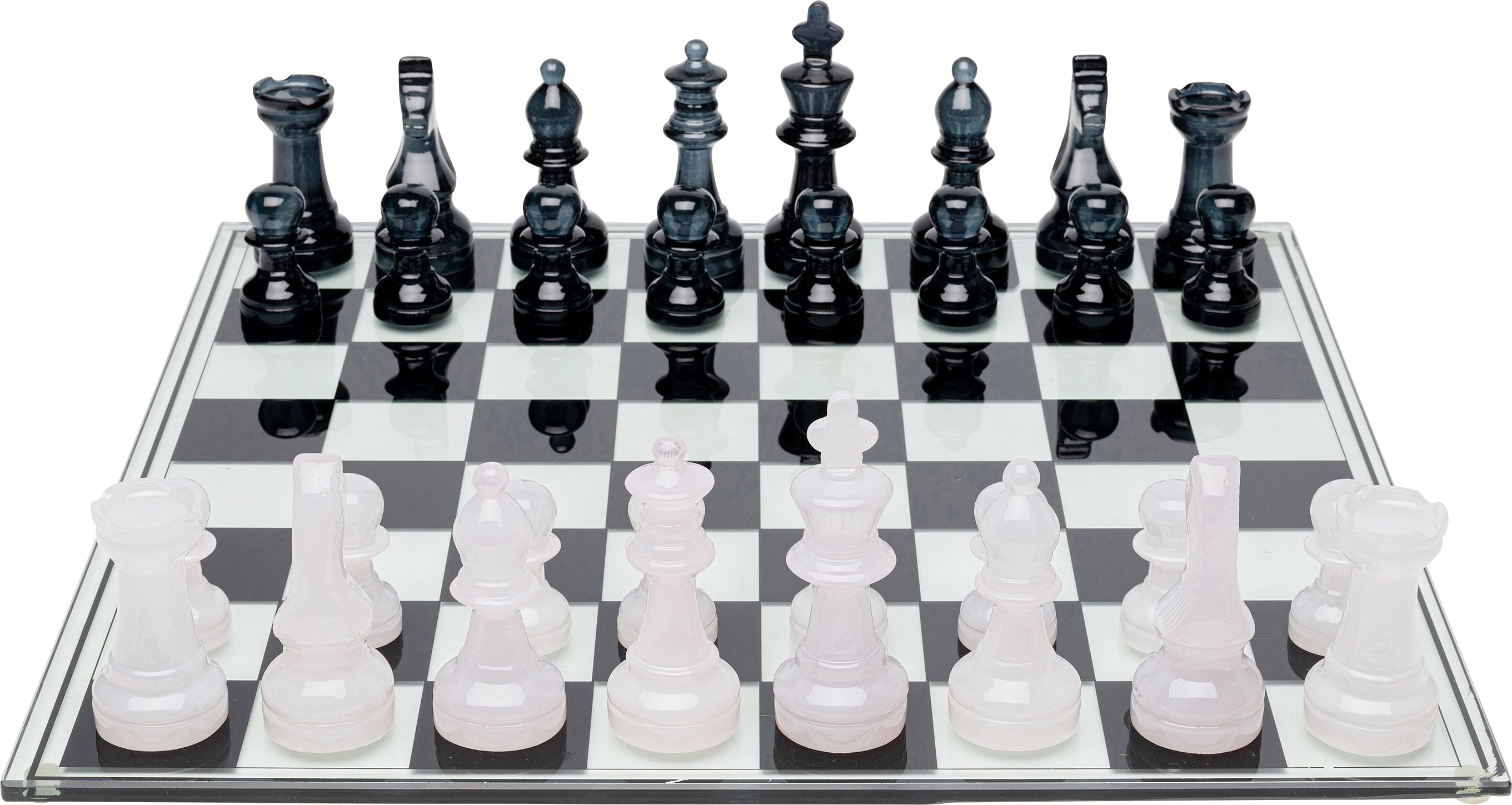 Kare - Deco Object Chess Transparent 60x60cm
