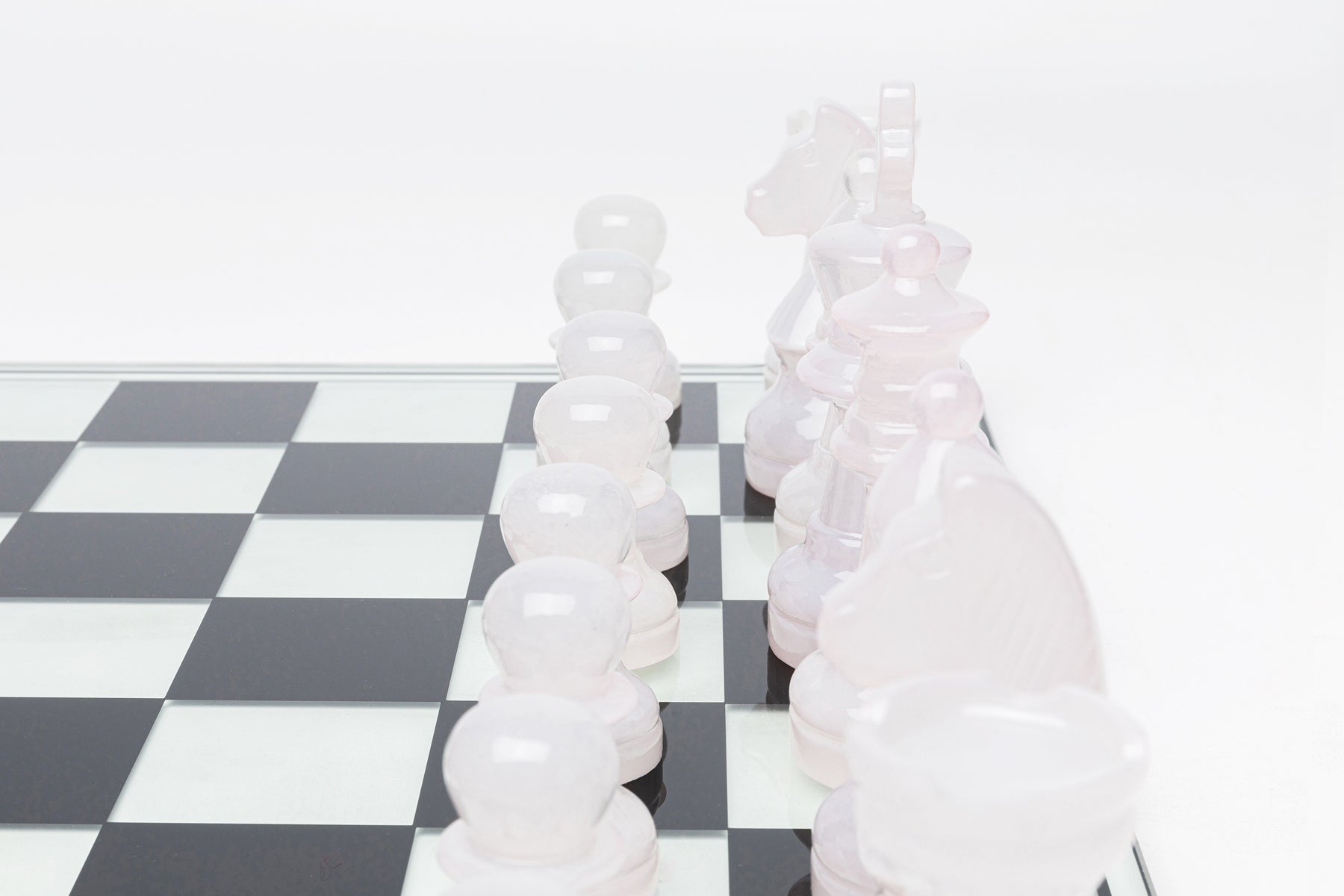 Kare - Deco Object Chess Transparent 60x60cm