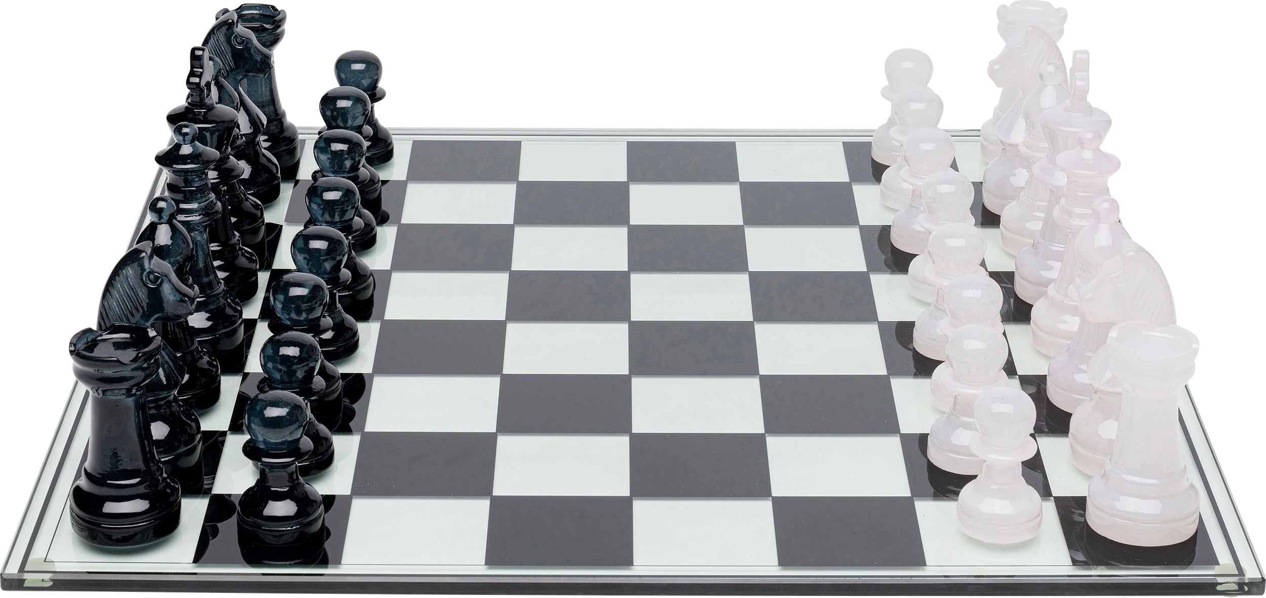 Kare - Deco Object Chess Transparent 60x60cm