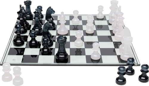 Kare - Deco Object Chess Transparent 60x60cm