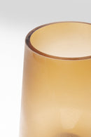 Kare - Vase Noble Ring Amber Matt 26cm