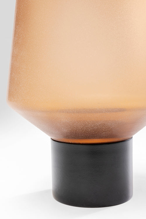 Kare - Vase Noble Ring Amber Matt 26cm