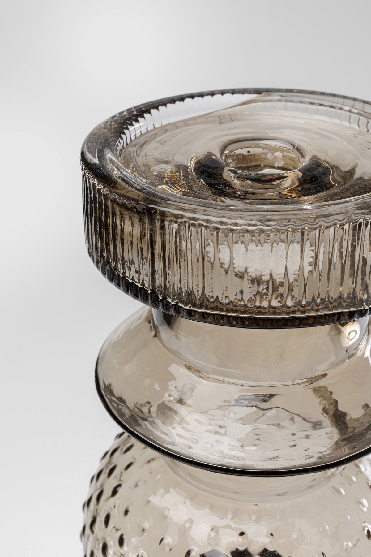 Kare - Candle Holder Marvelous Duo Brown Grey
