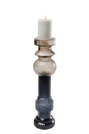 Kare - Candle Holder Marvelous Duo Brown Grey