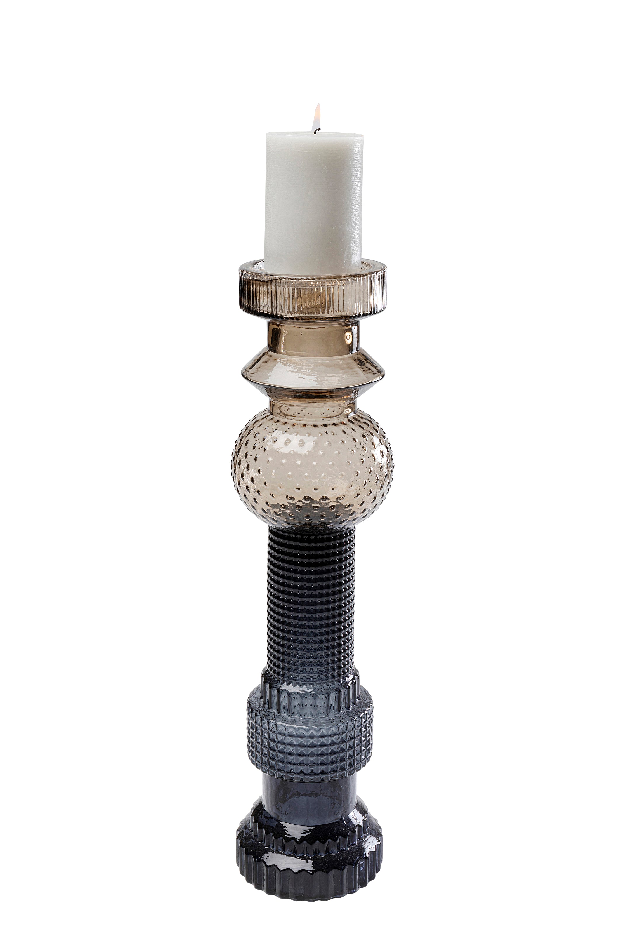 Kare - Candle Holder Marvelous Duo Brown Grey