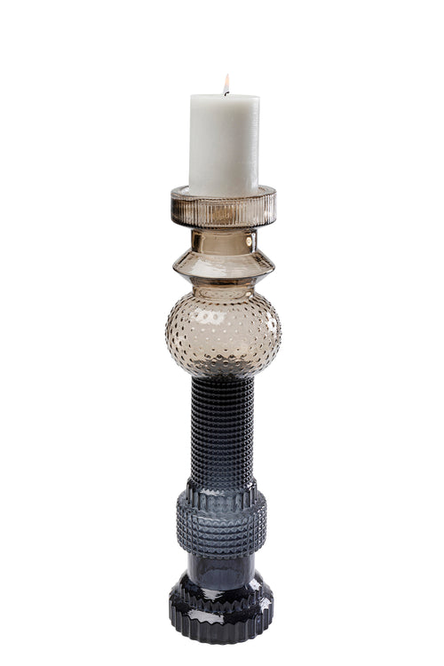 Kare - Candle Holder Marvelous Duo Brown Grey