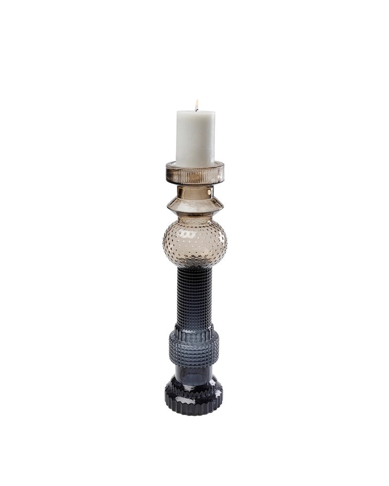Kare - Candle Holder Marvelous Duo Brown Grey