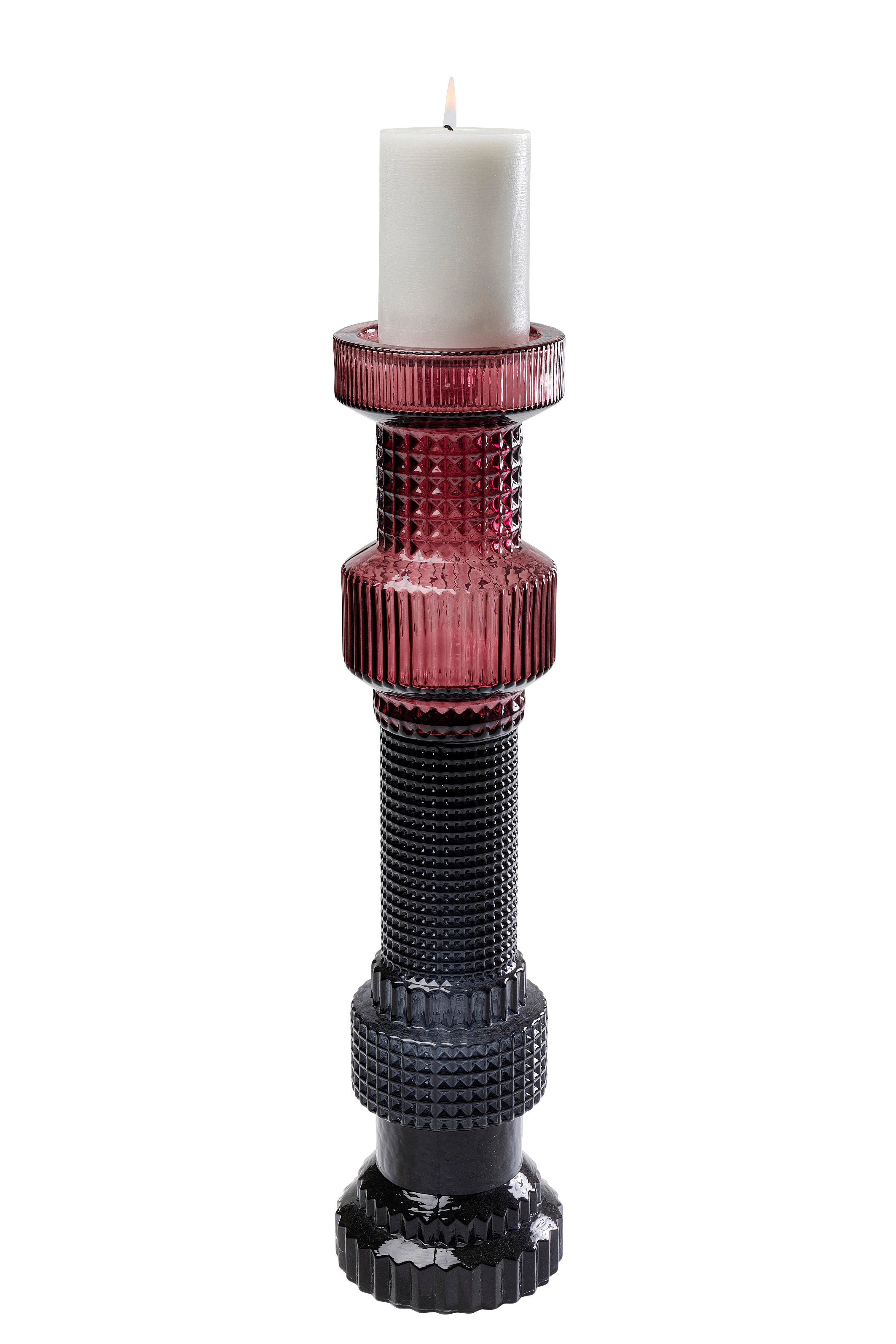 Kare - Candle Holder Marvelous Duo Pink Grey