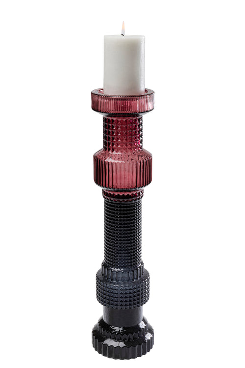 Kare - Candle Holder Marvelous Duo Pink Grey