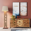 Kare - Framed Picture Cloud Boat 60x120cm