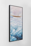 Kare - Framed Picture Cloud Boat 60x120cm