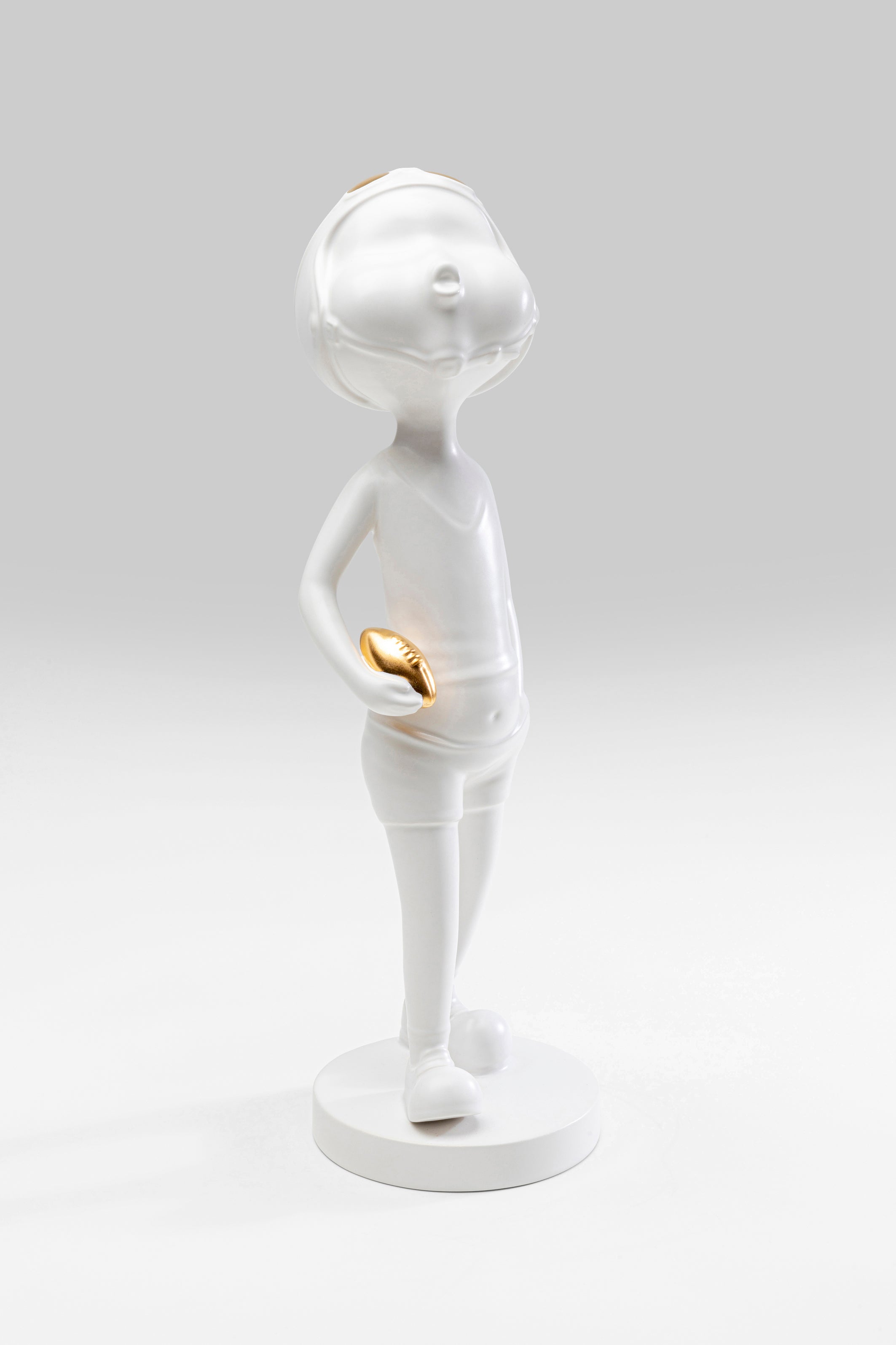 Kare - Deco Figurine Ball Girl White 41cm