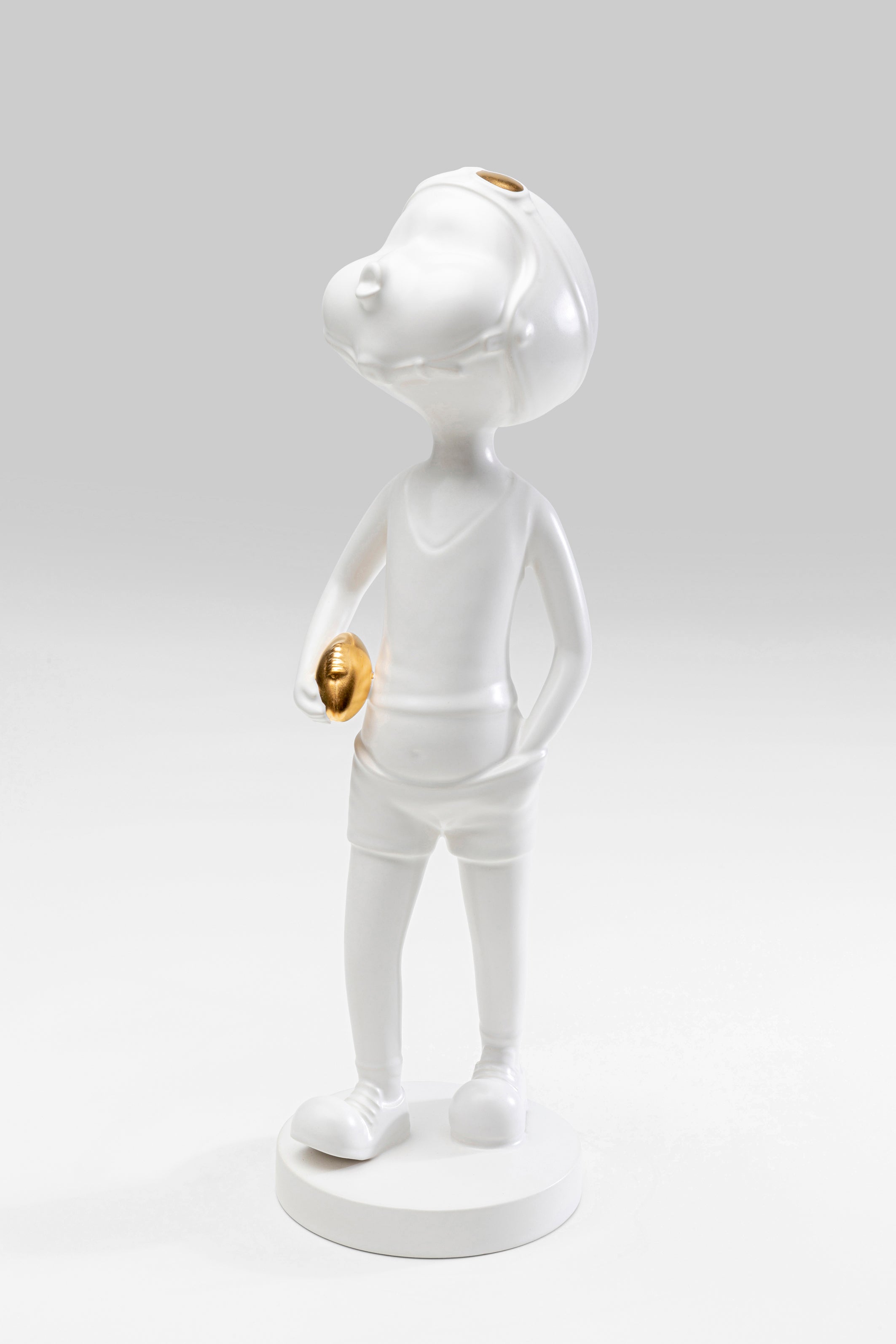 Kare - Deco Figurine Ball Girl White 41cm
