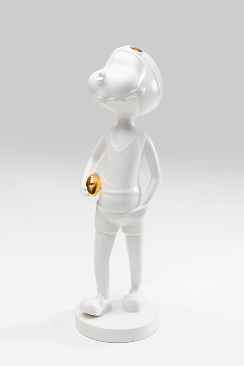 Kare - Deco Figurine Ball Girl White 41cm
