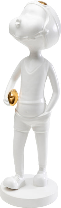 Kare - Deco Figurine Ball Girl White 41cm
