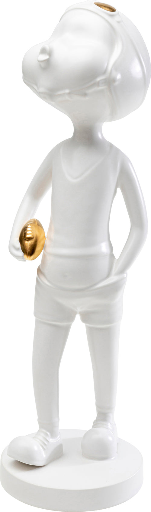 Kare - Deco Figurine Ball Girl White 41cm