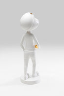 Kare - Deco Figurine Ball Girl White 41cm