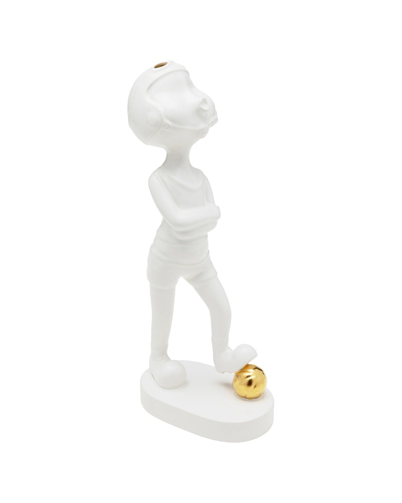 Kare - Deco Figurine Ball Girl White 29cm