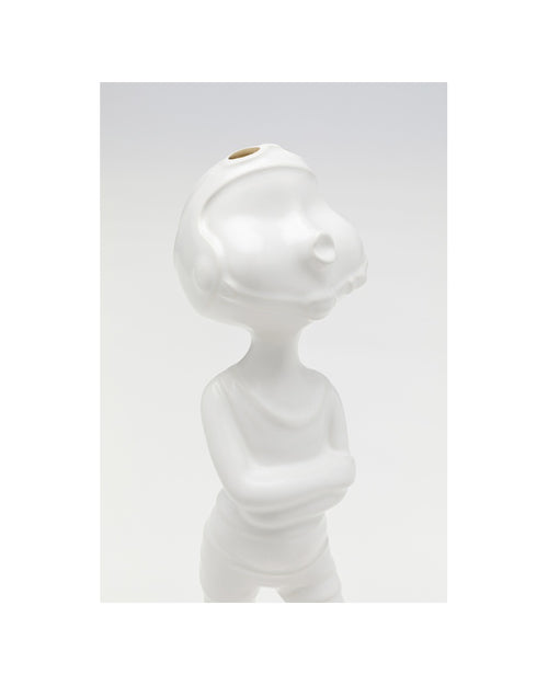 Kare - Deco Figurine Ball Girl White 29cm