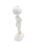 Kare - Deco Figurine Ball Girl White 29cm