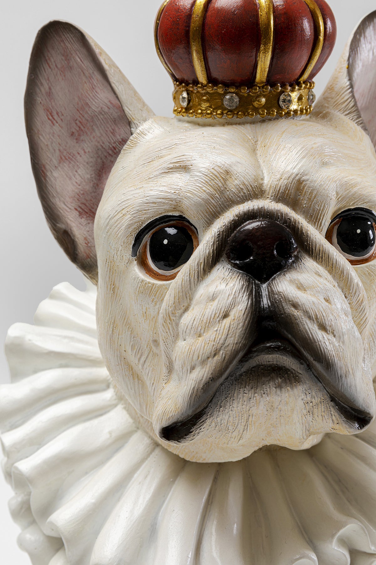 Kare - Deco Figurine King Dog White 33cm