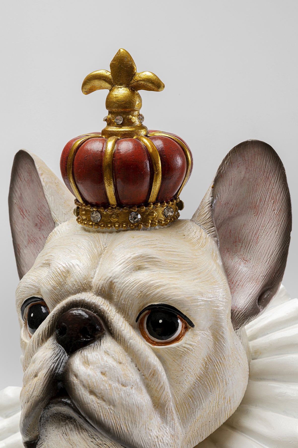 Kare - Deco Figurine King Dog White 33cm