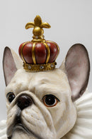 Kare - Deco Figurine King Dog White 33cm