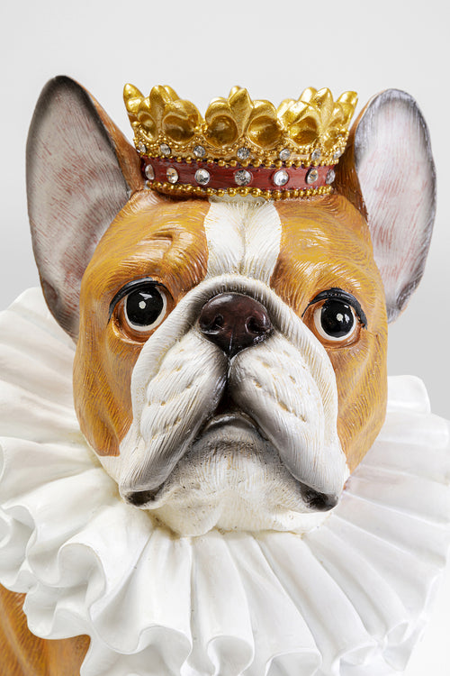Kare - Deco Figurine King Dog Brown 29cm