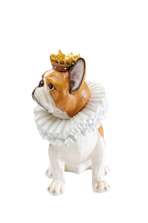 Kare - Deco Figurine King Dog Brown 29cm