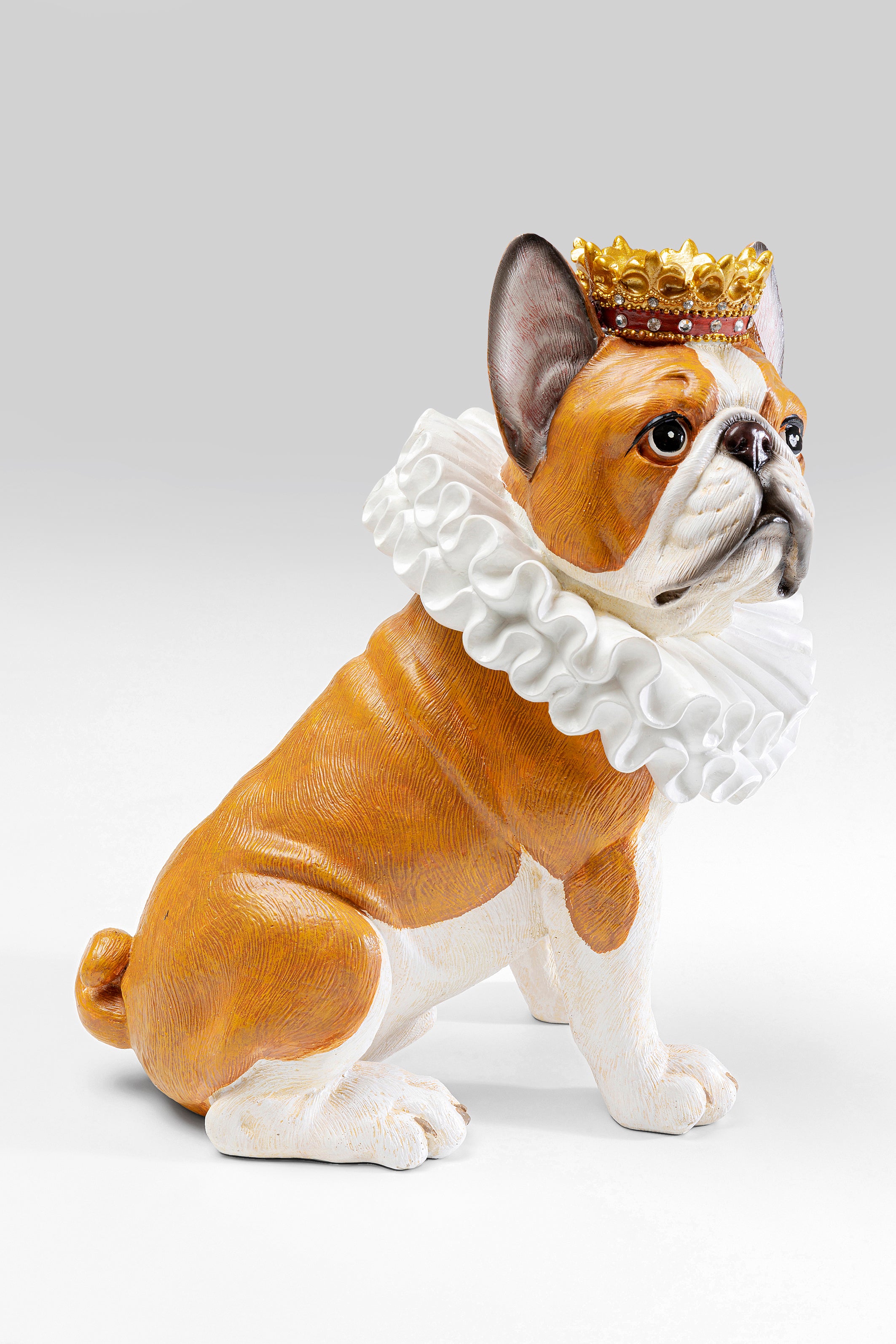 Kare - Deco Figurine King Dog Brown 29cm