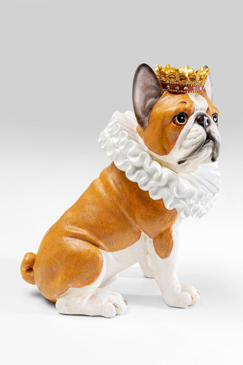 Kare - Deco Figurine King Dog Brown 29cm