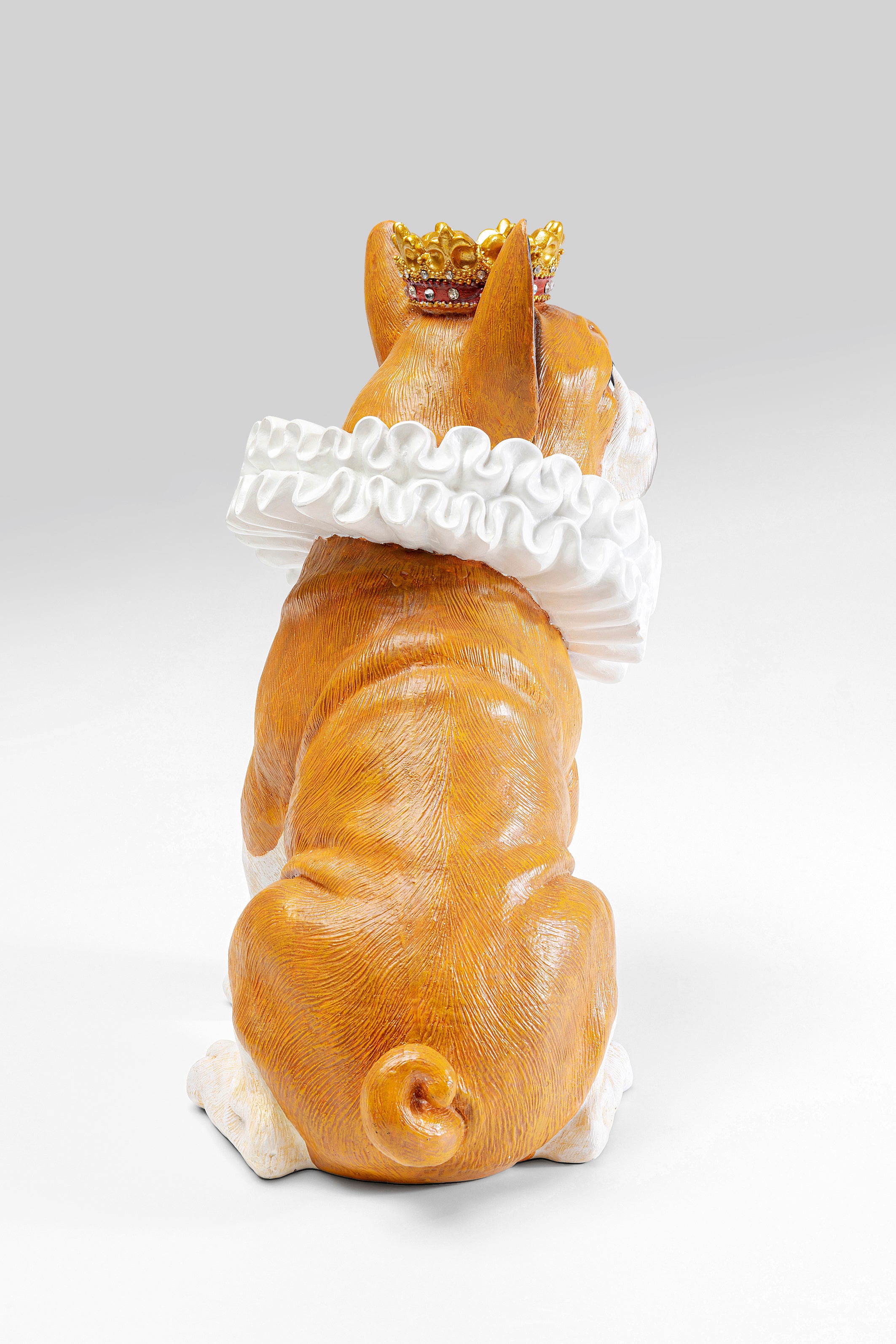 Kare - Deco Figurine King Dog Brown 29cm