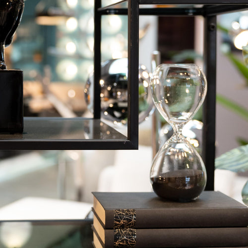 Kare - Hourglass Timer Black 20cm