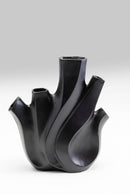 Kare - Vase Flame Black 29cm