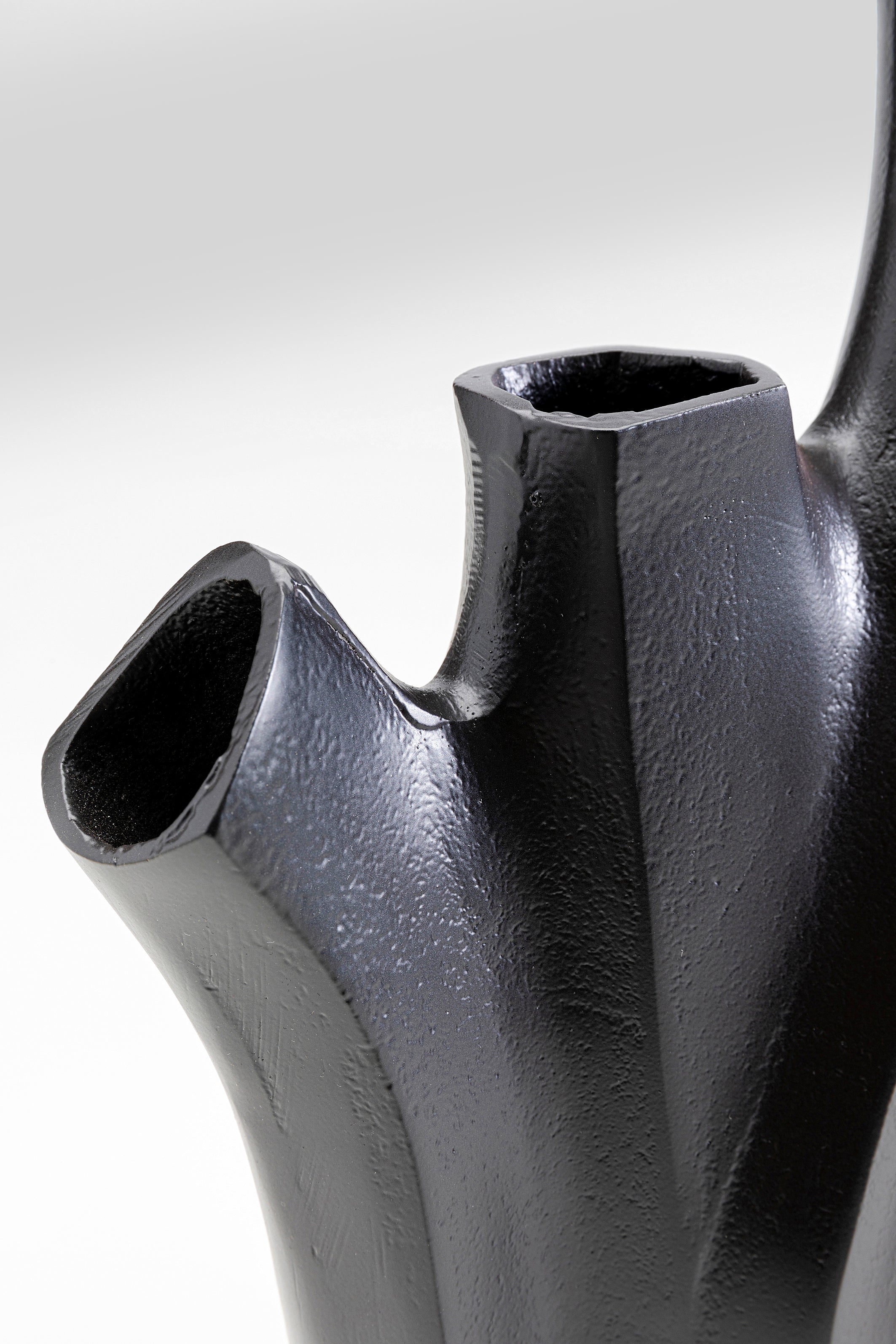 Kare - Vase Flame Black 29cm