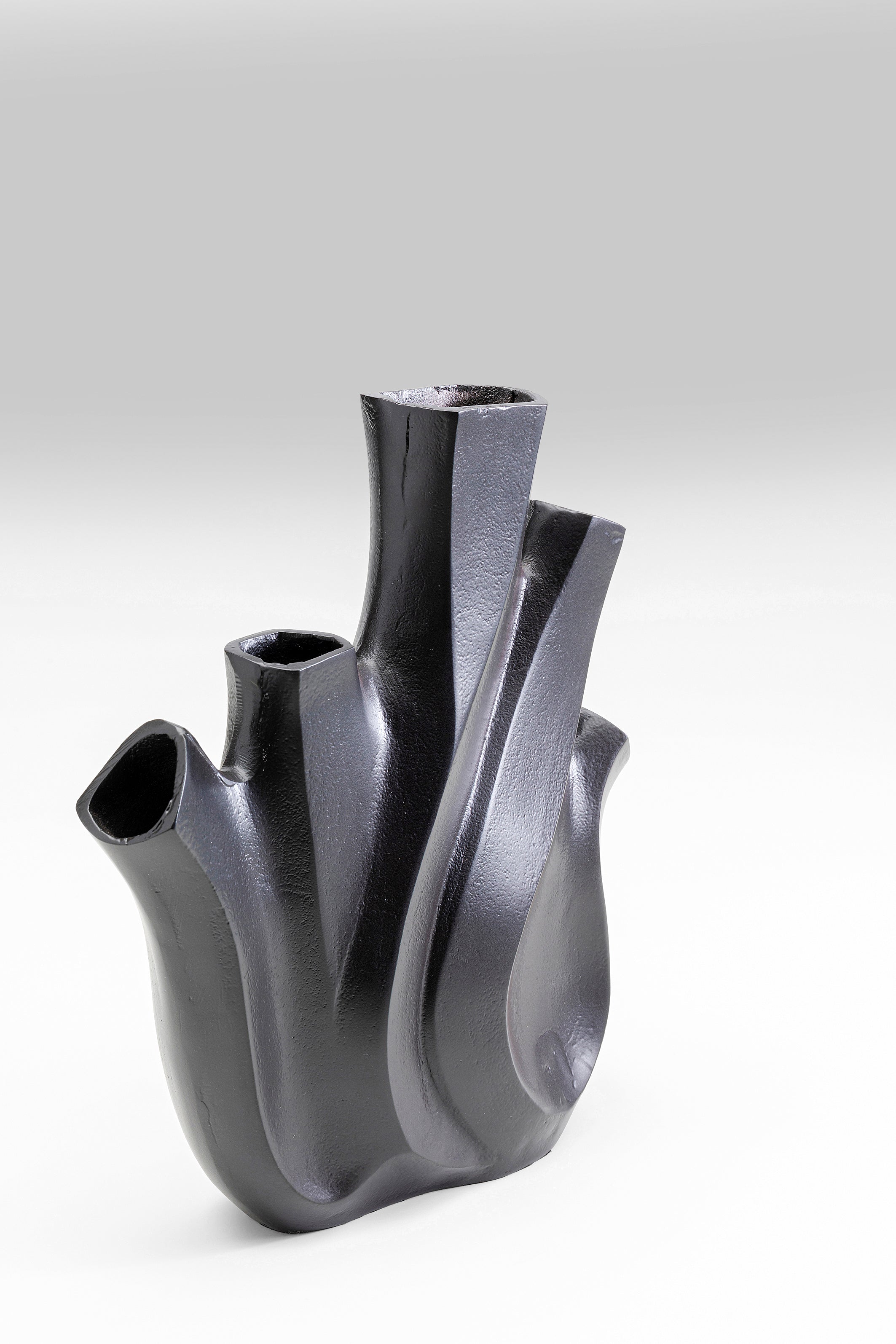 Kare - Vase Flame Black 29cm