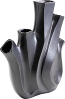 Kare - Vase Flame Black 29cm