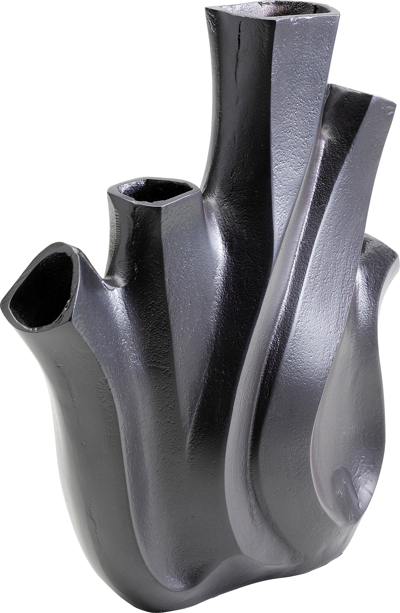 Kare - Vase Flame Black 29cm