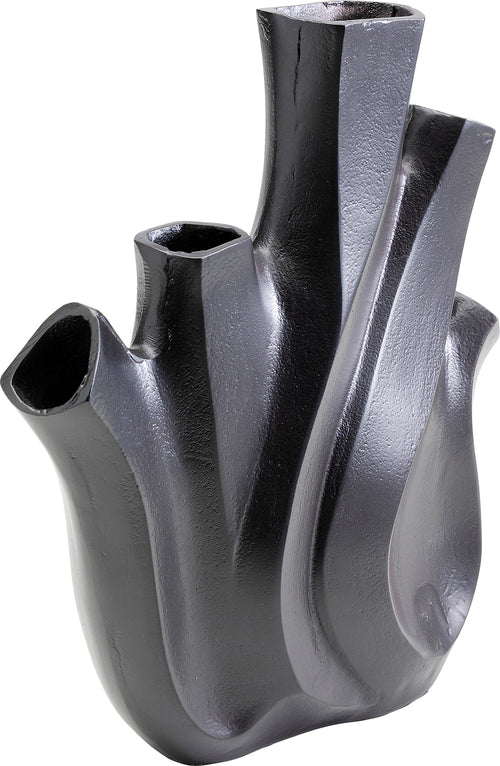 Kare - Vase Flame Black 29cm
