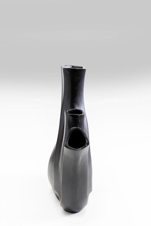 Kare - Vase Flame Black 29cm