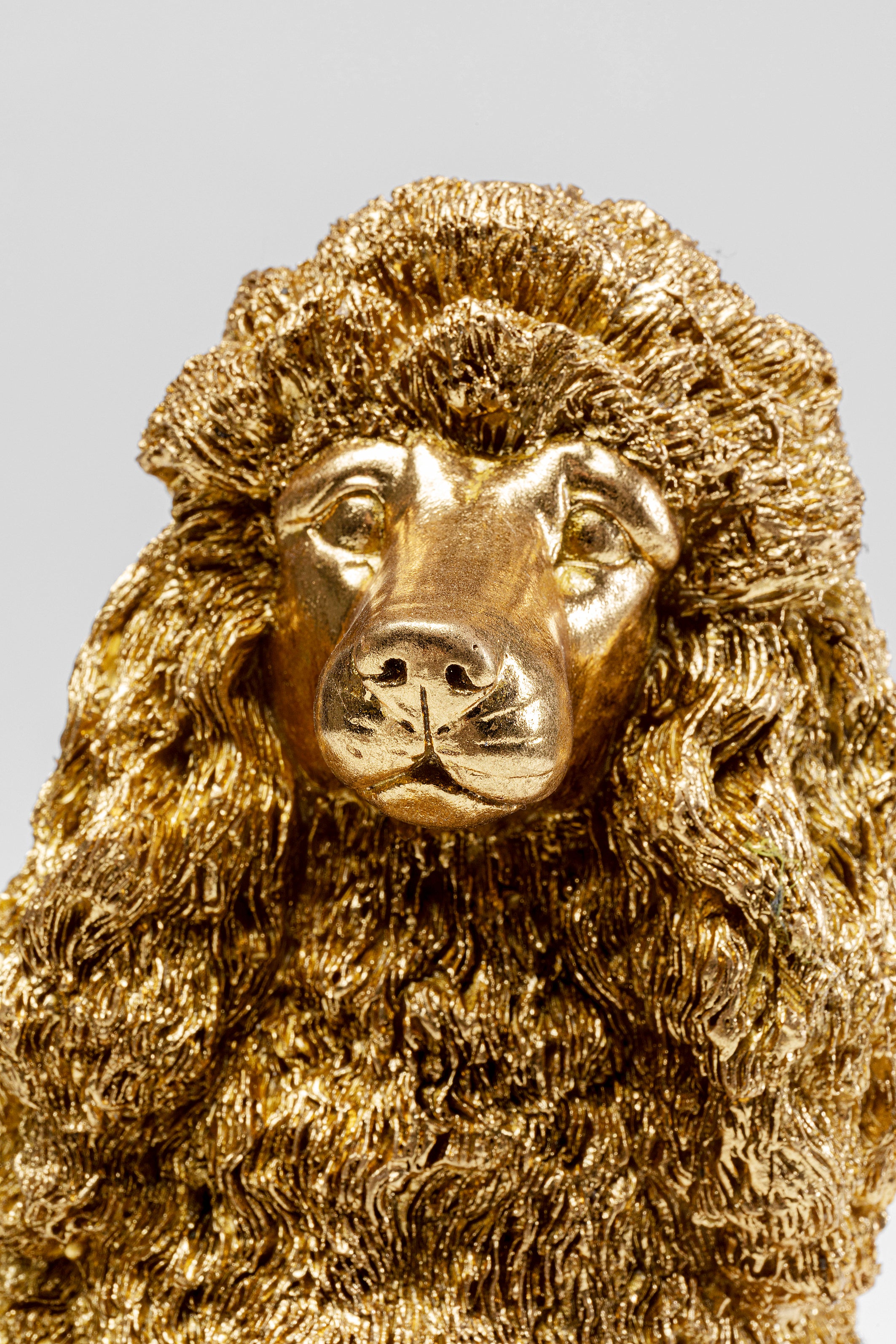 Kare - Deco Figurine Mrs Poodle Gold 34cm
