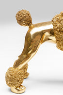 Kare - Deco Figurine Mrs Poodle Gold 34cm