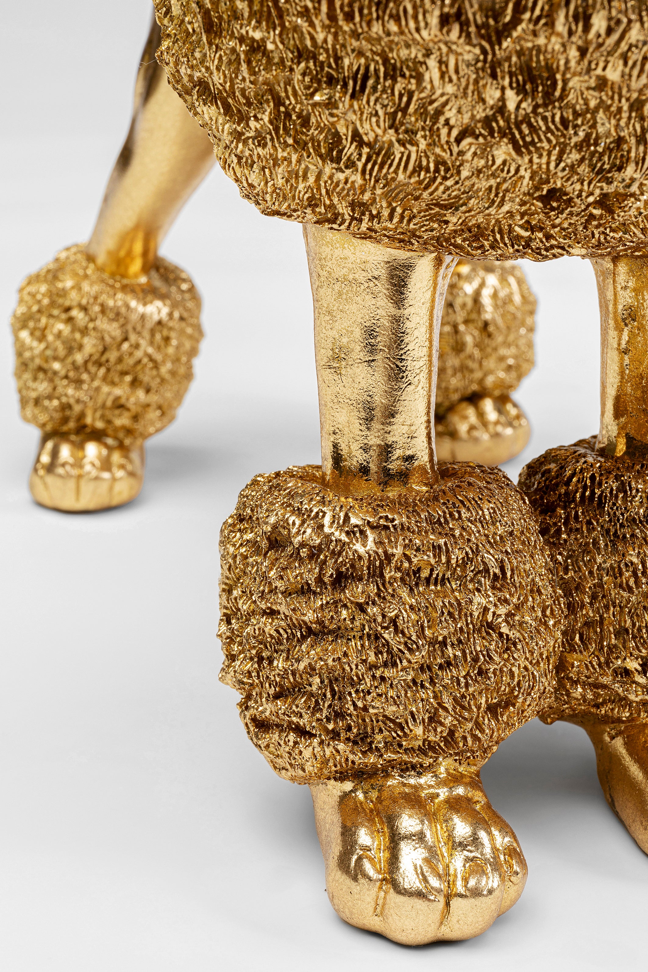 Kare - Deco Figurine Mrs Poodle Gold 34cm