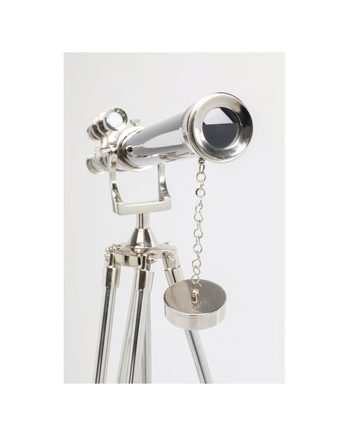 Kare - Deco Object Telescope Silver 125cm
