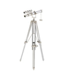 Kare - Deco Object Telescope Silver 125cm