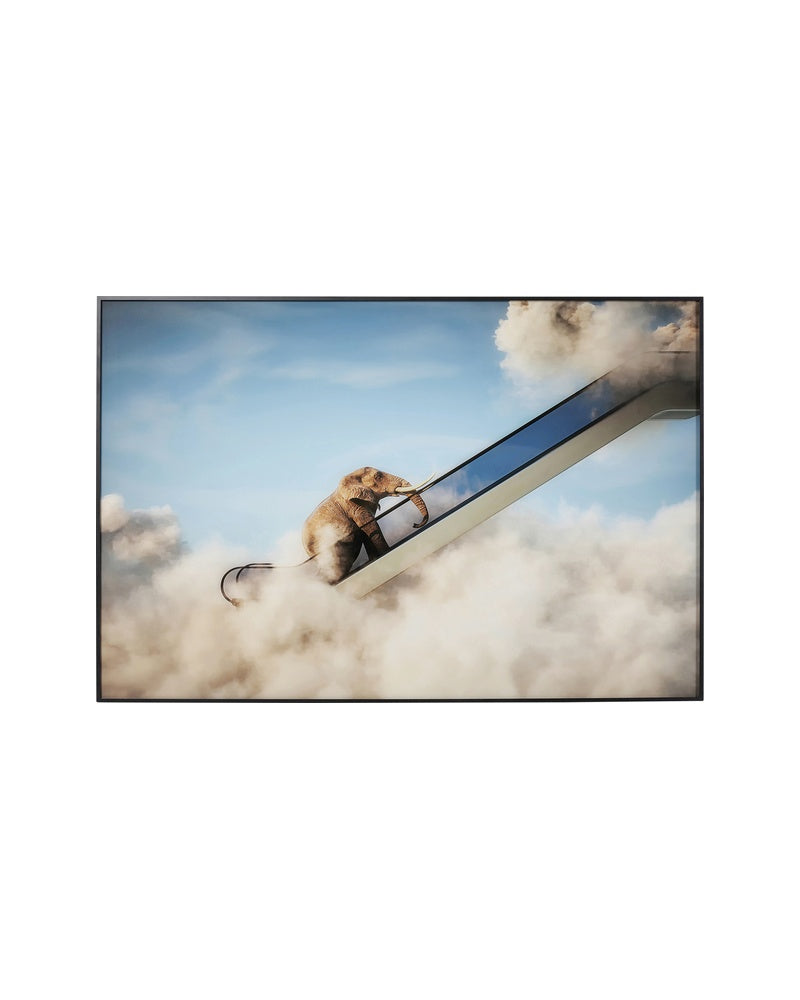 Kare - Framed Picture Elephant In The Sky 150x100cm