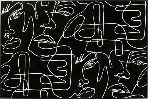 Kare - Framed Picture Faccia Arte Drawing 150