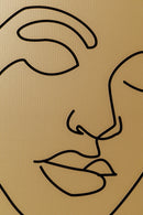 Kare - Framed Picture Faccia Arte Tri Colore