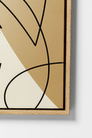 Kare - Framed Picture Faccia Arte Tri Colore
